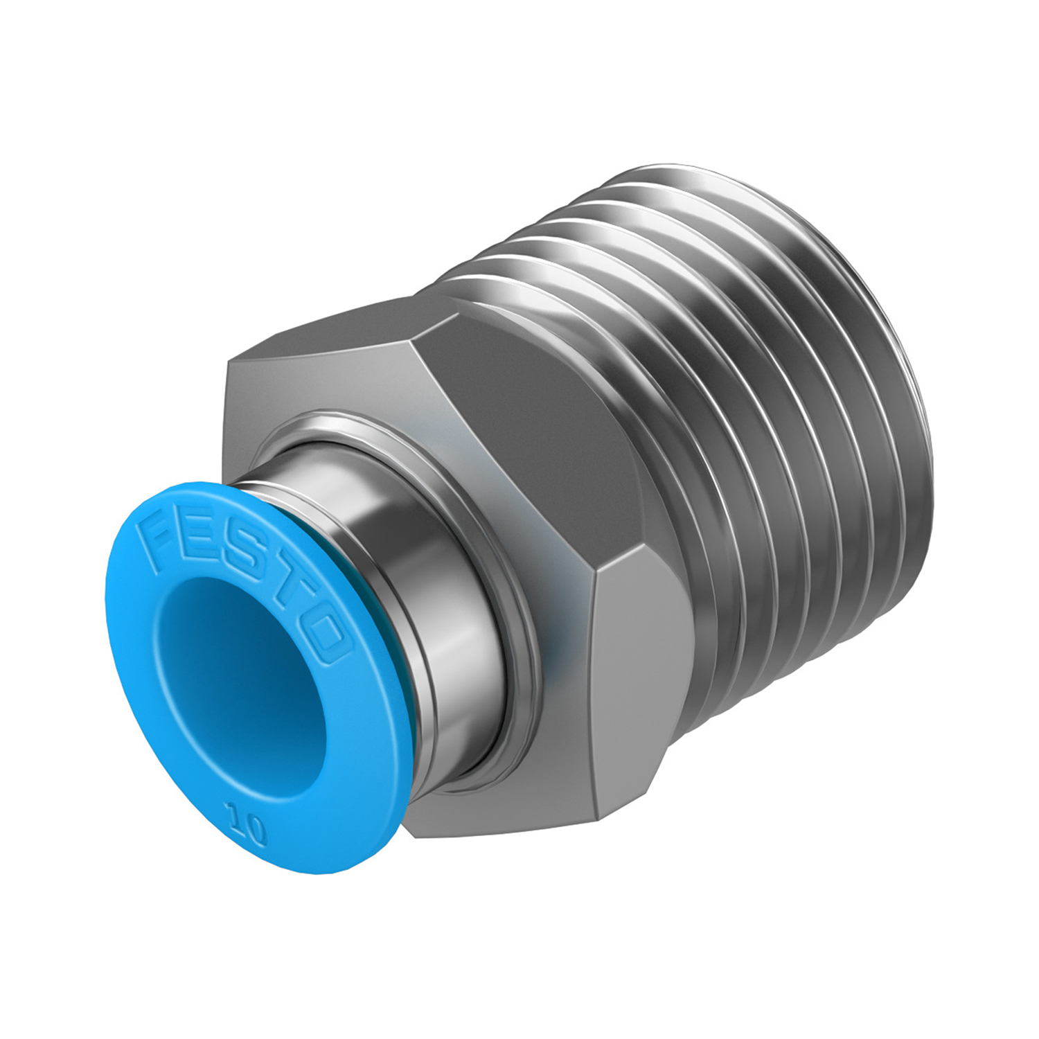 Racor rápido roscado 1/2 Coneccion 10mm  190646 FESTO