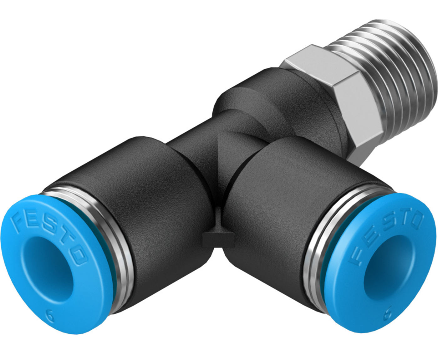Racor rápido en T 4.3 mm R1/8-6 QSTL-1/8-6  153118 FESTO