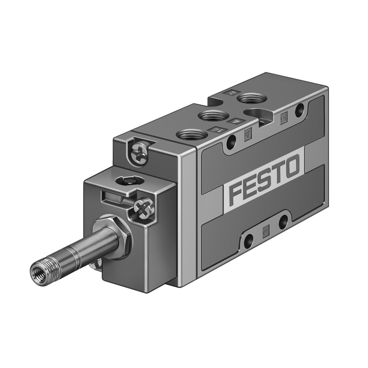 19759	VÁLVULA SOLENOIDE 5/2 SIN BOBINA CONEXIÓN 1/8 G MFH-5-1/8-S-B 19759 FESTO