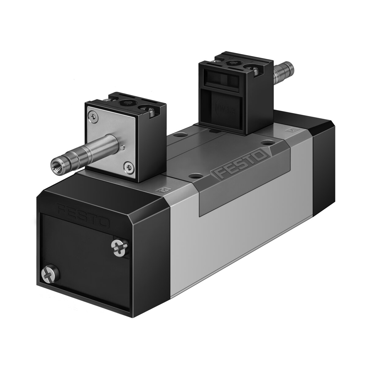 VÁLVULA SOLENOIDE 5/3 CENTRO CERRADO BOBINA 24V DC MN1H-5/3G-D-1-C 159681 FESTO