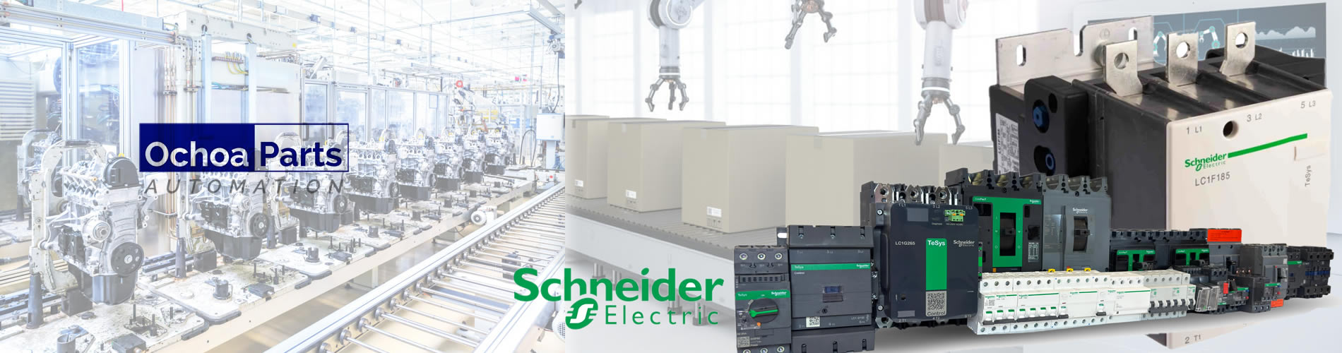 Maniobra, control, contactores, breakers, pulsadores, tableros, shnider electric